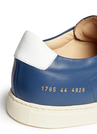 细节 - 点击放大 - COMMON PROJECTS - ACHILLES真皮系带运动鞋