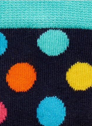 细节 - 点击放大 - HAPPY SOCKS - 波点条纹撞色儿童袜套装