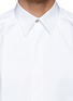 细节 - 点击放大 - DOLCE & GABBANA - 单色纯棉衬衫