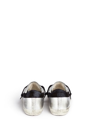 背面 - 点击放大 - GOLDEN GOOSE - Super Star仿旧真皮平底鞋