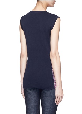 背面 - 点击放大 - RHIÉ - 混色口袋流苏针织背心