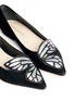 细节 - 点击放大 - SOPHIA WEBSTER - BIBI BUTTERFLY幻彩蝴蝶图案尖头平底鞋