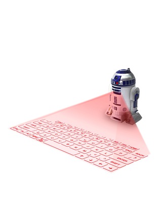 模特儿示范图 - 点击放大 - EPIC - R2D2机器人投影键盘
