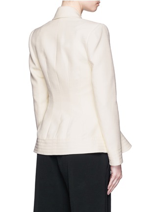 背面 - 点击放大 - ROKSANDA - SIENNA荷叶边绉绸西服外套