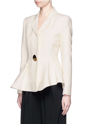 正面 - 点击放大 - ROKSANDA - SIENNA荷叶边绉绸西服外套