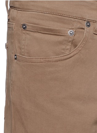 细节 - 点击放大 - DOLCE & GABBANA - STRETCH 16纯棉斜纹布裤