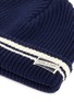 细节 - 点击放大 - SCOTCH & SODA - 拼色条纹纯棉针织帽