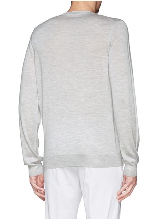 背面 - 点击放大 - FAÇONNABLE - Pocket silk-cashmere sweater
