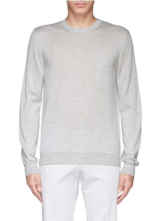 首图 - 点击放大 - FAÇONNABLE - Pocket silk-cashmere sweater
