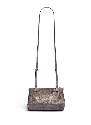 背面 - 点击放大 - GIVENCHY - 'Pandora' mini crinkled leather bag