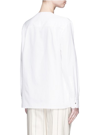 背面 - 点击放大 - BALENCIAGA - 金属扣装饰牛津纺衬衫