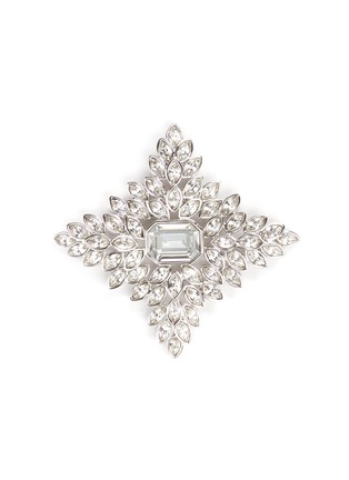 首图 - 点击放大 - KENNETH JAY LANE - 叶片十字仿水晶别针