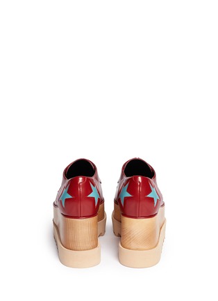 背面 - 点击放大 - STELLA MCCARTNEY - 星形图案拼色厚底鞋