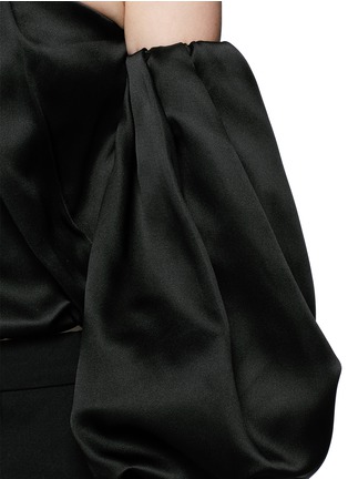 细节 - 点击放大 - THE ROW - AMILLI露肩短款真丝上衣