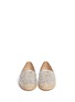 模特儿示范图 - 点击放大 - RENÉ CAOVILLA - 真皮水晶草编便鞋