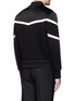 背面 - 点击放大 - NEIL BARRETT - 拼色条纹绗缝太空棉夹克