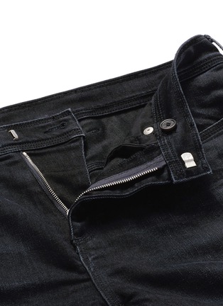 细节 - 点击放大 - NEIL BARRETT - 褶皱装饰弹力修身牛仔裤