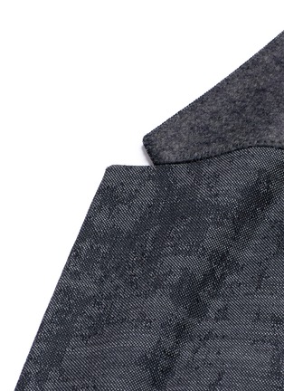 细节 - 点击放大 - NEIL BARRETT - 抽象迷彩羊毛西服外套