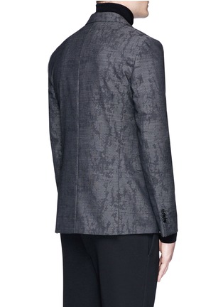 背面 - 点击放大 - NEIL BARRETT - 抽象迷彩羊毛西服外套