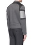 背面 - 点击放大 - NEIL BARRETT - 拼色绗缝太空棉夹克