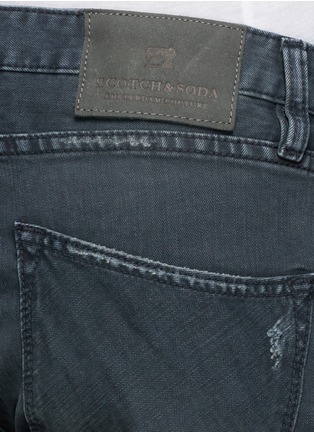 细节 - 点击放大 - SCOTCH & SODA - 水洗磨烂牛仔裤