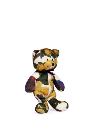 模特儿示范图 - 点击放大 - MS MIN - 拼色泰迪熊玩偶