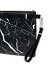 细节 - 点击放大 - BALENCIAGA - 'Phileas' marble print leather zip pouch