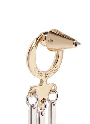 细节 - 点击放大 - EDDIE BORGO - 金属流苏垂坠耳环