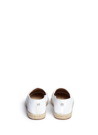 背面 - 点击放大 - MICHAEL KORS - KENDRICK漆皮拼接珠片麻编便鞋