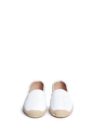 正面 -点击放大 - MICHAEL KORS - KENDRICK漆皮拼接珠片麻编便鞋