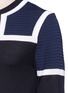 细节 - 点击放大 - NEIL BARRETT - 拼色条纹羊毛针织衫
