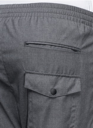 细节 - 点击放大 - MAURO GRIFONI - 深蓝色胶块拼贴长裤