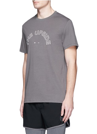 正面 -点击放大 - THE UPSIDE - STENCIL品牌标装饰纯棉T恤
