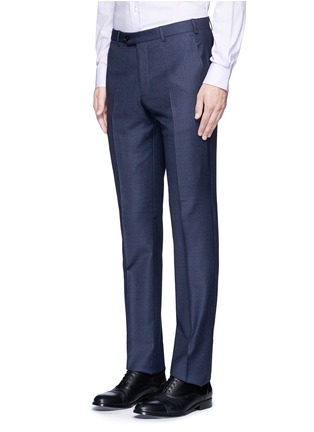 细节 - 点击放大 - ARMANI COLLEZIONI - M LINE格纹羊毛西服套装