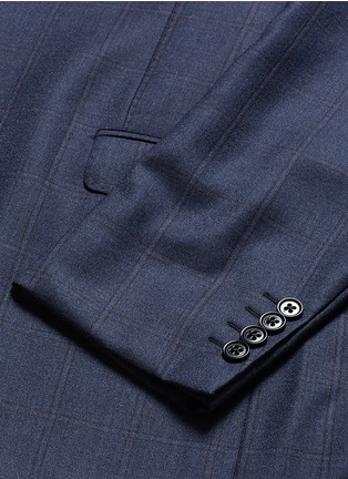  - ARMANI COLLEZIONI - M LINE格纹羊毛西服套装