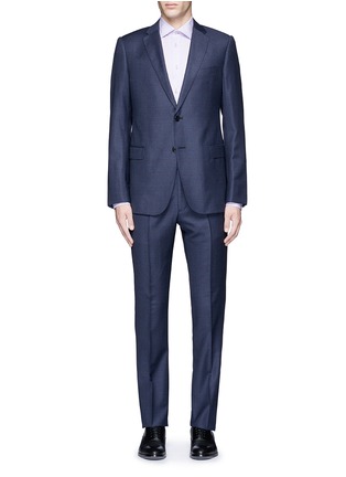 首图 - 点击放大 - ARMANI COLLEZIONI - M LINE格纹羊毛西服套装