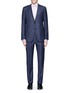 首图 - 点击放大 - ARMANI COLLEZIONI - M LINE格纹羊毛西服套装