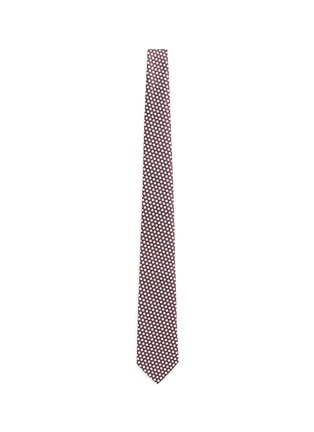 首图 - 点击放大 - ARMANI COLLEZIONI - 拼色六边形真丝领带