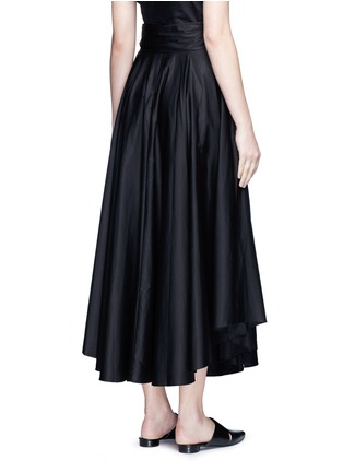 背面 - 点击放大 - TIBI - 扭结装饰褶裥开衩半身裙