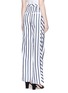 背面 - 点击放大 - NICHOLAS - 竖条纹真丝阔腿裤