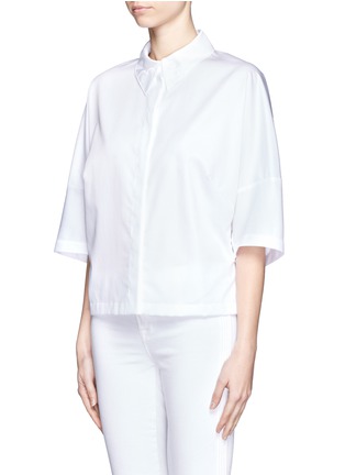 正面 - 点击放大 - STELLA MCCARTNEY - 桃心领纯棉衬衫