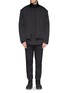 模特儿示范图 - 点击放大 - 3.1 PHILLIP LIM - 混棉纯色衬衫