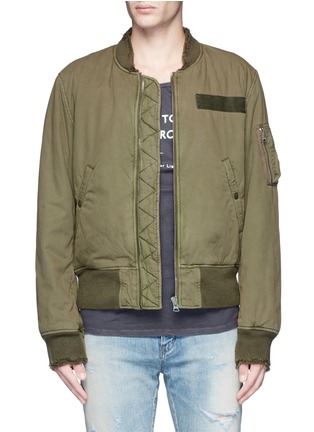 首图 - 点击放大 - R13 - 不修边夹棉飞行员夹克