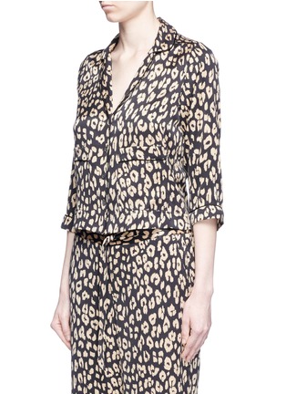 正面 -点击放大 - EQUIPMENT - x Kate Moss LAKE豹纹印花真丝上衣