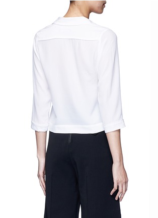 背面 - 点击放大 - EQUIPMENT - LAKE签名印花真丝上衣