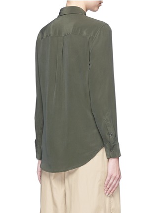 背面 - 点击放大 - EQUIPMENT - Slim Signature单色真丝衬衫