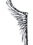 细节 - 点击放大 - CRISTINAORTIZ - Black diamond 9k gold single wing creeper earring