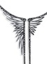 模特儿示范图 - 点击放大 - CRISTINAORTIZ - Black diamond 9k gold wing necklace