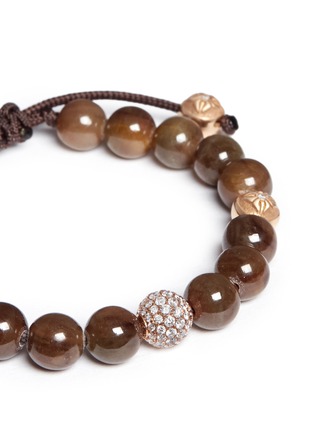 细节 - 点击放大 - SHAMBALLA JEWELS - 'Shamballa' diamond 18k rose gold bracelet