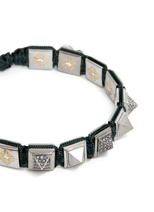 细节 - 点击放大 - SHAMBALLA JEWELS - 'Pyramid' diamond 18k gold bracelet